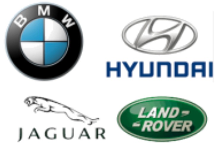 BMW, Hyundai, Jaguar and Land Rover